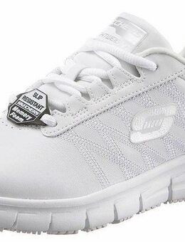 Skechers Sure Track Erath Schnürschuh Berufsschuh Schnürschuh für Gastronomie,Pflege mit rutschhemmender Laufsohle