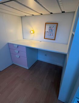 Smastad Hochbett mit Schreibtisch Kleiderschränke Ikea Kinder - Wesel