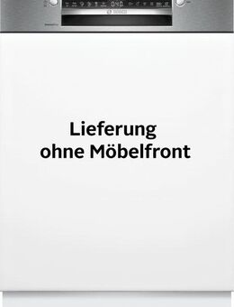 BOSCH teilintegrierbarer Geschirrspüler XXL, Serie 4 SBI4ECS28E, 14 Maßgedecke