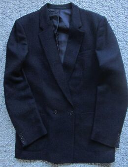 Jacket/Sakko Schurwolle Gr. 98 dunkelblau, ca. 80er-Jahre - Münster
