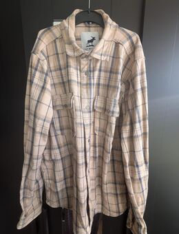 Fat-Moose Caro-Hemd - Outdoor geeeignet - Gr. M - Beige - Essen