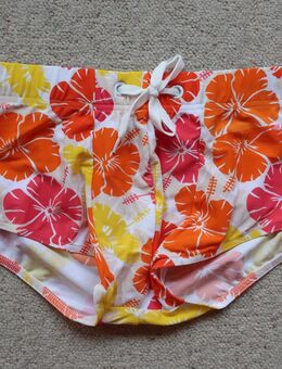 Oboy Beachwear Badehose Beachpants Flower Floral Blumen orange XL - Niddatal