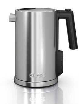 Graef Wasserkocher WK 900, 1,2 l, 2015 W, mit Temperatureinstellung, Edelstahl mattiert