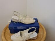 Dengler Schuhe "Jenny by Ara" Gr. US8 / 5 1/2 echt Nappa Leder weiß beige OVP - Essen