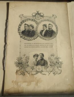 Festschrift v. 1908 "Silberne + Grüne Hochzeit" Jugendstil - Flintsbach (Inn)