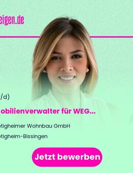 Immobilienverwalter für WEG (m/w/d) - Bietigheim-Bissingen