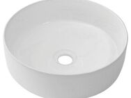 welltime Aufsatzwaschbecken Biella, mit Überlauf, rund, 46 cm, Durchmesser