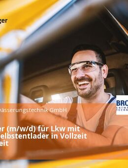 Lkw-Fahrer (m/w/d) für Lkw mit Greifer / Selbstentlader in Vollzeit oder Teilzeit - Nürnberg