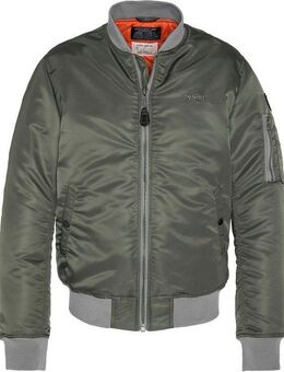 Schott NYC Bomberjacke AIRFORCERS MA-1 Ikonischer Fliegerjacke aus recyceltem Nylon, Men & Unisex möglich