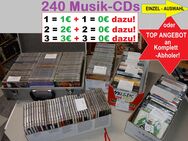 Ein Traum für MUSIK-CD-Fans >> Auswahl aus 240 !! >> 1=1€ + 1 geschenkt dazu / 2=2€ + 2 dazu / 3=3€ + 3 dazu ...ODER ALLES gegen Gebot - Willich