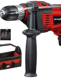 Einhell Schlagbohrmaschine TC-ID 1000 E Kit, 220-240 V, max. 3000 U/min, inkl. 16-teiligem Zubehör-Set