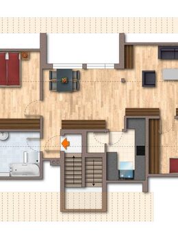 3-Zimmer-Studiowohnung zentrumsnah im Grünen - Bad Kissingen