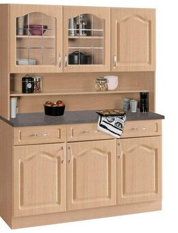 wiho Küchen Küchenbuffet Linz 120 cm breit, in Landhaus-Optik