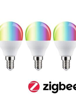 Paulmann LED-Leuchtmittel Smart 3er-Pack Tropfen 470lm 2200K-6500K 230V, Tageslichtweiß