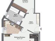 2-Zimmer-Wohnung Neubau Bibert living in Oberasbach - Oberasbach
