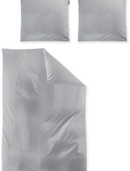 Irisette Bettwäsche Premium Satin Bettwäsche Paris, Mako-Satin, 2 teilig, hochwertige Uni Premium Bettwäsche mit Reißverschluss, 100% Baumwolle