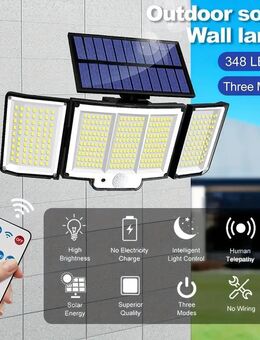 2er-Set Solar-Bewegungsmelderleuchten – Mehr Sicherheit und Licht für Ihren Außenbereich Set34251 - Ingolstadt