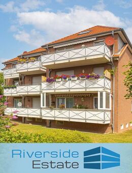 Helle 2,5-Zimmer Maisonette-Wohnung mit Garage, Balkon und Einbauküche in Bad Nenndorf! - Bad Nenndorf