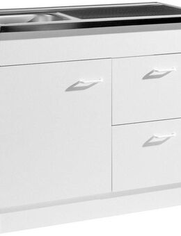 KOCHSTATION Spülenschrank KS-Elster Breite 100 cm