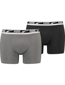 PUMA Boxershorts MEN MULTI LOGO BOXER 2P (2er Pack) Komfortbund