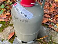 Gasflasche grau leer - Stolberg (Rheinland, Kupferstadt)