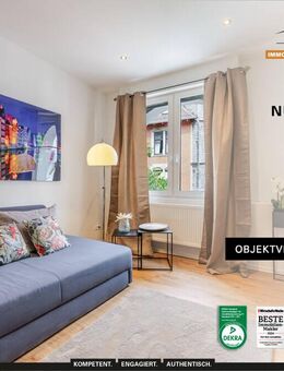 GEFRAGT: Renovierte & vollmöblierte 2-Zimmer Altbauwohnung mit Balkon - Karlsruhe