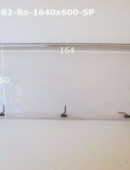 Bürstner Wohnwagenfenster ca 164 x 60 Roxite 80 D401 (zB 520 City) Sonderpreis gebraucht - Schotten Zentrum