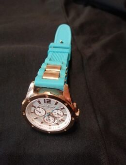 Damen-Armbanduhr türkis rosegold - Bietigheim-Bissingen