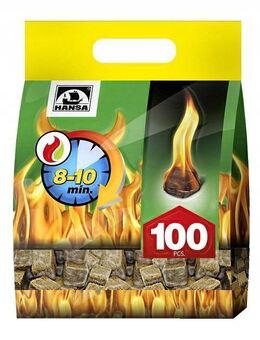 HANSA® Grillanzünder – Große Packung mit 200 Stück für einfaches und schnelles Anzünden! Grill Ofen Kamin - Ingolstadt