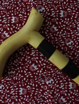 Vintage Spazierstock ca. 1880 Kolonialzeit Afrika Kamerun Antike Fritzkrücke Flanierstock Retro Handstock Gehstock Sammlerstück Es war einmal in Afrika - Bad Oeynhausen