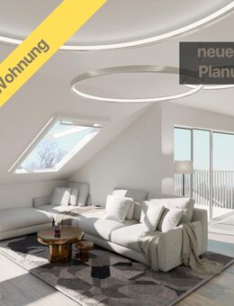 Nürtingen Whg B26 NEU: geschmackvolle 2-Zimmer-Dachgeschosswohnung mit Balkon - Nürtingen