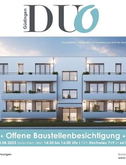 **** OFFENE BAUSTELLENBESICHTIGUNG **** SONNTAG, DER 24.08.2025 VON 14:30 BIS 16:00 UHR. - Saarbrücken