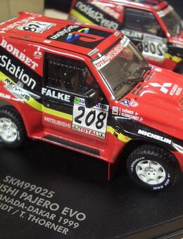 Modell Mitsubishi Pajero Evo SKM99025 Kleinschmidt / T. Thorner - Oberhaching