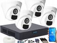 Uniarch 2MPX-AHD-KIT mit 4 Full-HD-IR-Kameras zur Überwachung Überwachungskamera ÜBERWACHUNGS-KIT 4 FHD-KAMERAS OUTDOOR-APP CCTV IOS Android in 42105