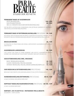 Ästhetik Studio Permanent Make-up Gesichts- und Körperbehandlungen - Laufen