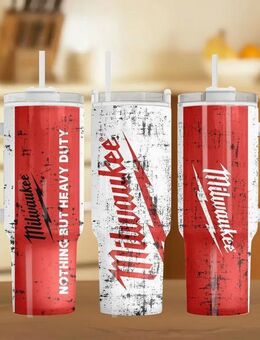1,18l Milwaukee-Themed Sport Travel Tumbler – Isolierter Trinkbecher für unterwegs und Baustelle - Wuppertal