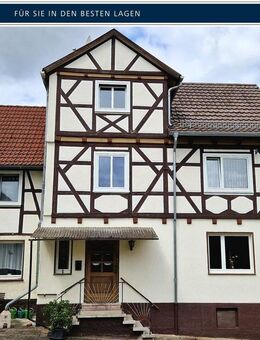 Gepflegtes Einfamilienhaus mit Obstgarten und Scheune - Herleshausen