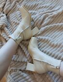 NA-KD Boots 39 Creme in 15741