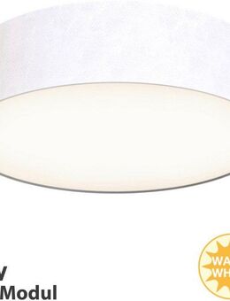 Briloner Leuchten LED Deckenleuchte Stoff LED Deckenleuchte, weiß, 1xLED-Modul / 18W