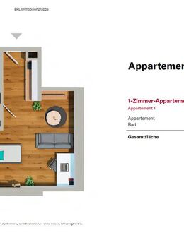 1-Zimmer Appartement in Fischerdorf - Deggendorf