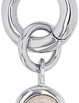 Amor Charm-Einhänger Geburtsstein, mit Zirkonia (synth) oder Stein (synth)