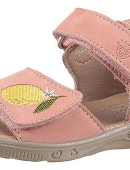 PEPINO by RICOSTA Mimi WMS: mittel Lauflernschuh, Sandalette mit Klett und Zitronenmotiv, Größenschablone zum Download