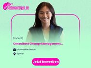 Consultant Change Management (m/w/d) - Speyer