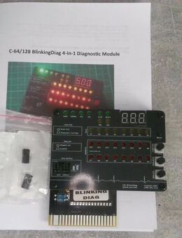 C-64/128 BlinkingDiag 4-in-1 Diagnostic Module - Witten