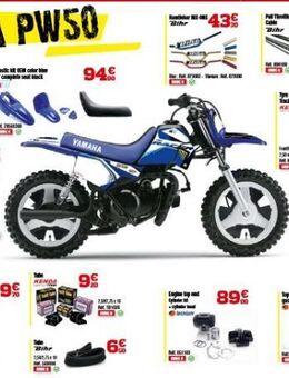 Yamaha PW 50 Verschleissteile + Ersatzteile Direktimport - Eschershausen
