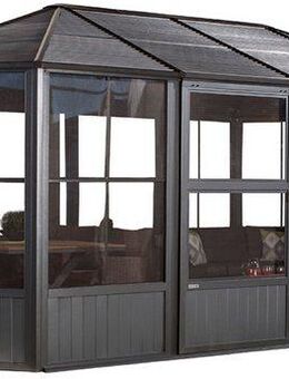 Sojag Pavillon Charleston, (Set), BxTxH: 594x384x281 cm, inkl. Westmann Heizstrahler und Moskitonetz