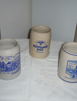 Diverse alte Bierkrüge Steingut - Krefeld