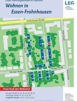 Demnächst frei! 2-Zimmer-Wohnung in Essen Frohnhausen - Essen