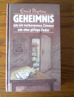 Geheimnis um ein verborgenes Zimmer-um eine giftige Feder,Enid Blyton,Bertelsmann - Linnich