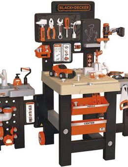 Smoby Spielwerkbank Black + Decker, Mega Werkbank Center